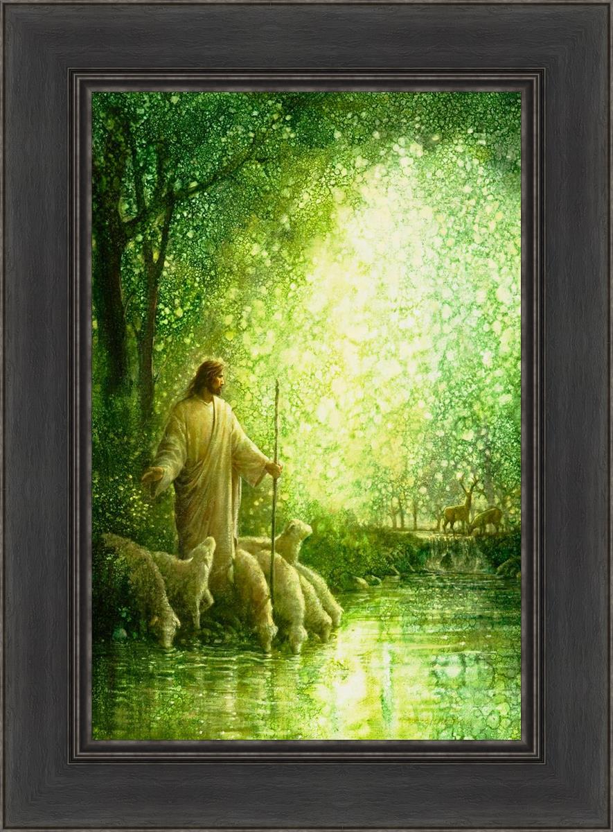 Feed My Sheep By Yongsung Kim - Inspirational Christian Wall Art for Home & Church Decor - Perfect for Living Room, Bedroom & Office
