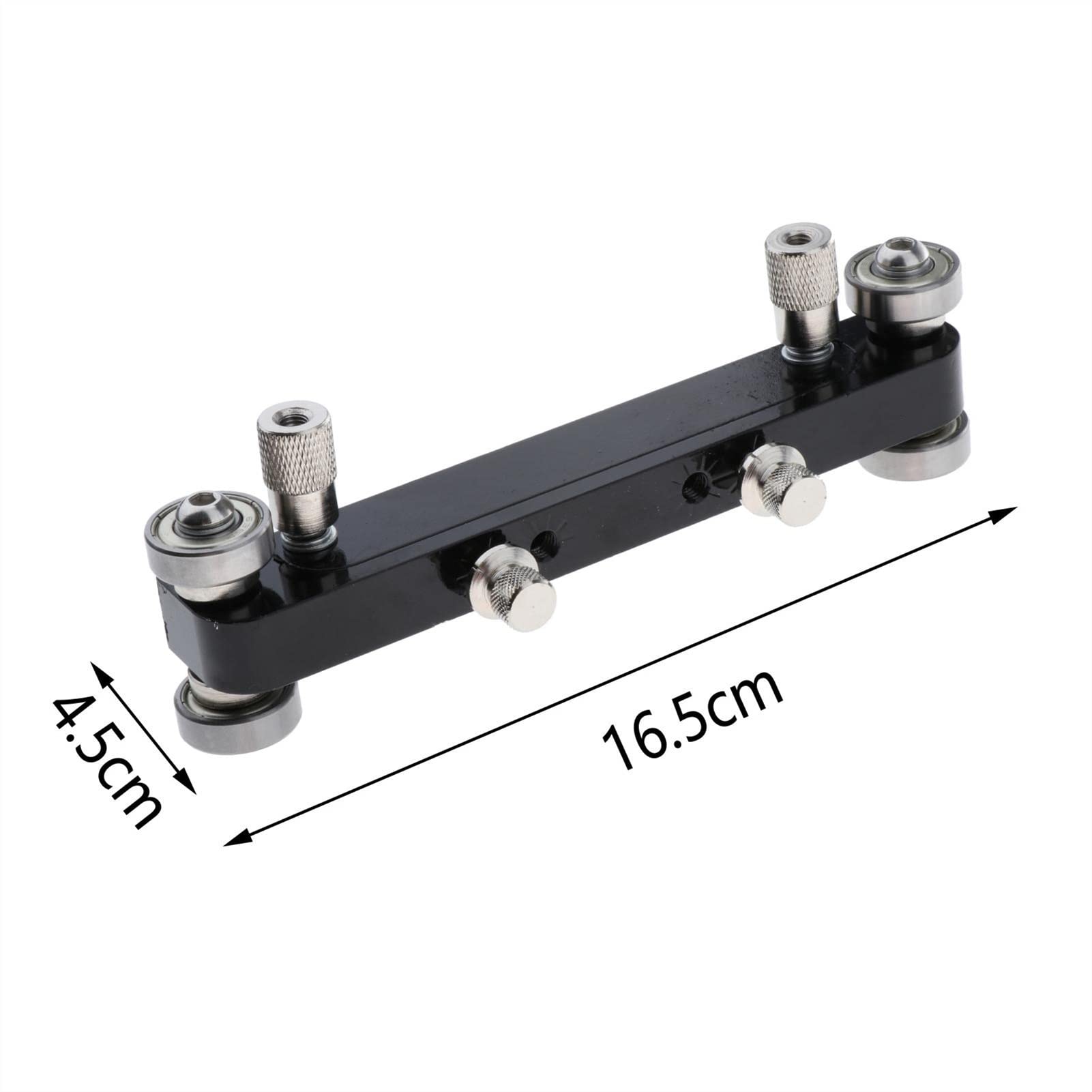 Premium Black Metal Guitar Nut Bridge Saddle Sander - Professional Grinding & Sanding Tool for Electric Guitar Setup & Repair - Perfect for Luthiers & DIY Guitar Maintenance