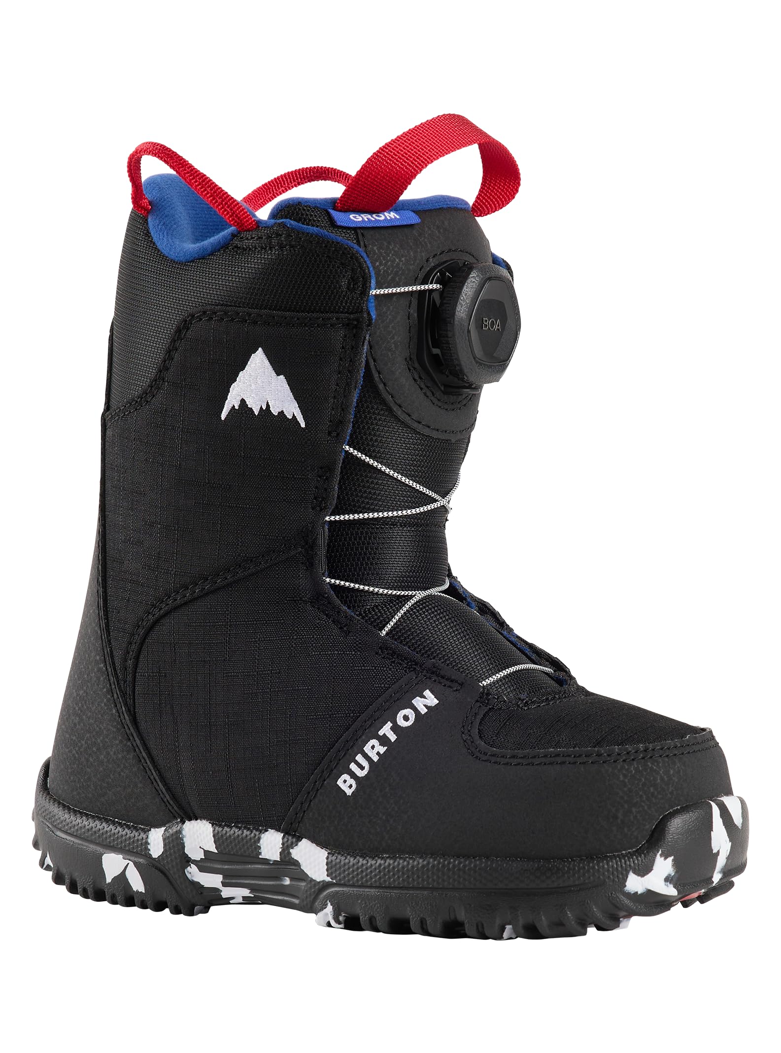 Burton Kids' Grom BOA Snowboard Boots - Adjustable Snow Boots for Boys & Girls - Waterproof Winter Boots for Snowboarding & Skiing - Perfect for Mountain Resorts & Snowy Adventures