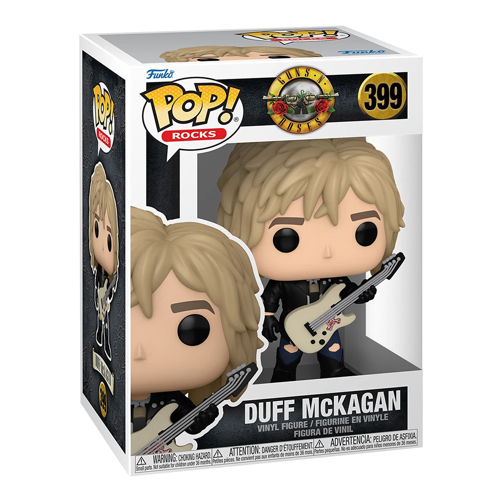 Funko POP! Vinyl Figure - Duff McKagan (Guns N' Roses) 1980's Collectible Toy - Perfect for Music Fans, Rock Memorabilia Collectors & Gift Ideas
