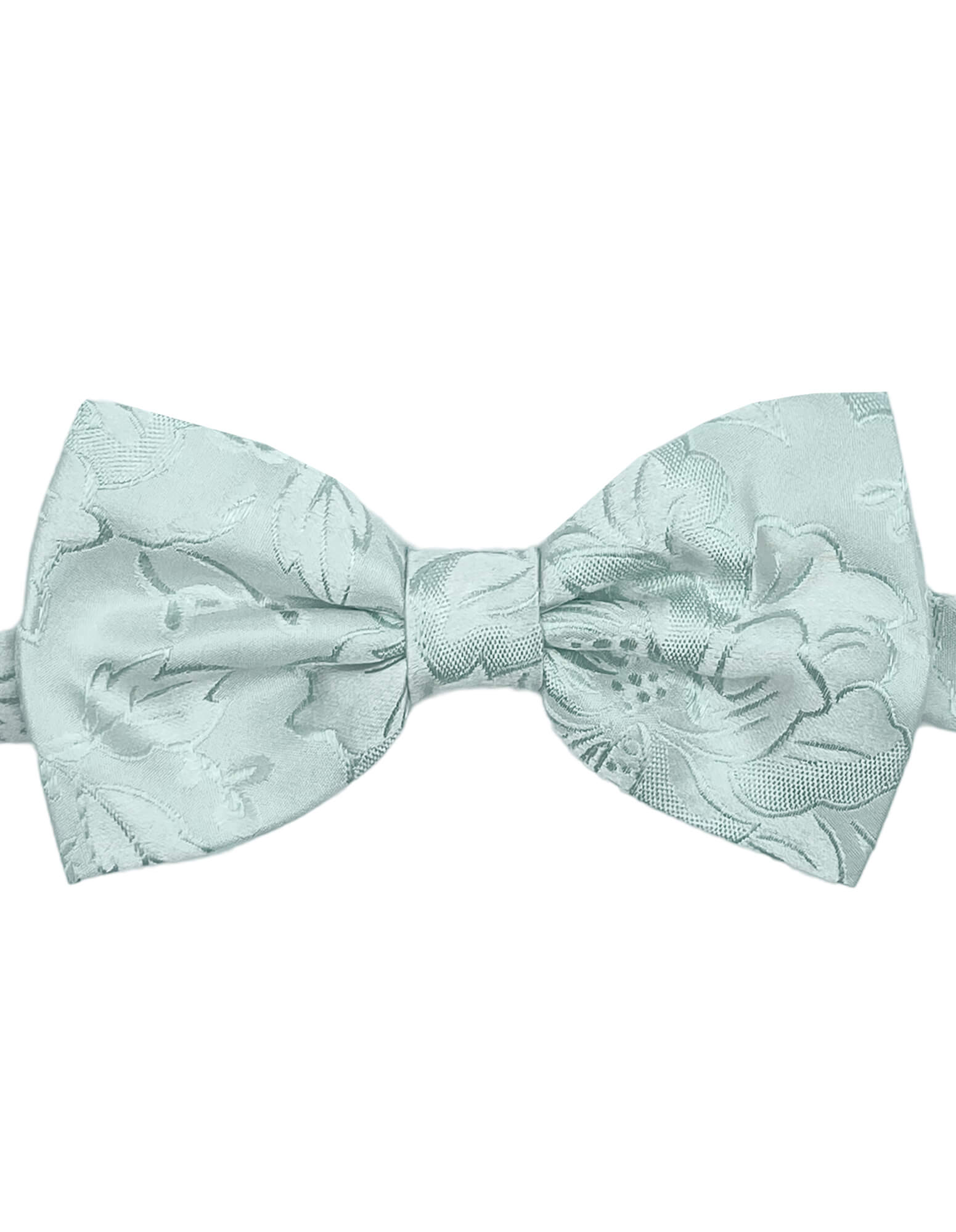 DÉCLIC Fable Bow Tie for Men - Elegant Mint Green Silk Necktie for Weddings, Parties & Formal Events