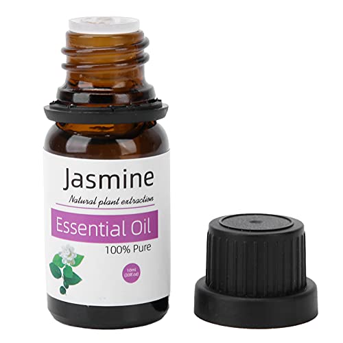 Pure Jasmine Essential Oil - 10ml Aromatherapy Oil for Skin Care, Yoga, Meditation & Spa | Relaxing Home Fragrance & Massage Therapy | Perfect for Diffusers, Bath & DIY Beauty Products