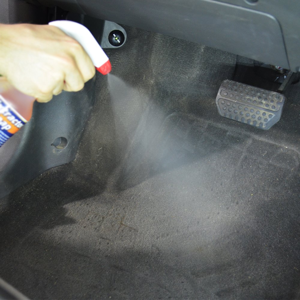 Detail King Car Interior Extractor Soap - Auto Fabric Cleaner (1 Gallon) - Professional Upholstery & Carpet Cleaner for Vehicles, Home Furniture - Perfect for Deep Cleaning Seats, Mats, and Carpets