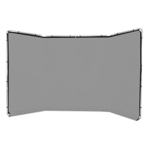 4x2.4m Pure Grey Wrinkle-Free Portable Photo Backdrop for Studio Photography, YouTube Videos, and Product Shoots