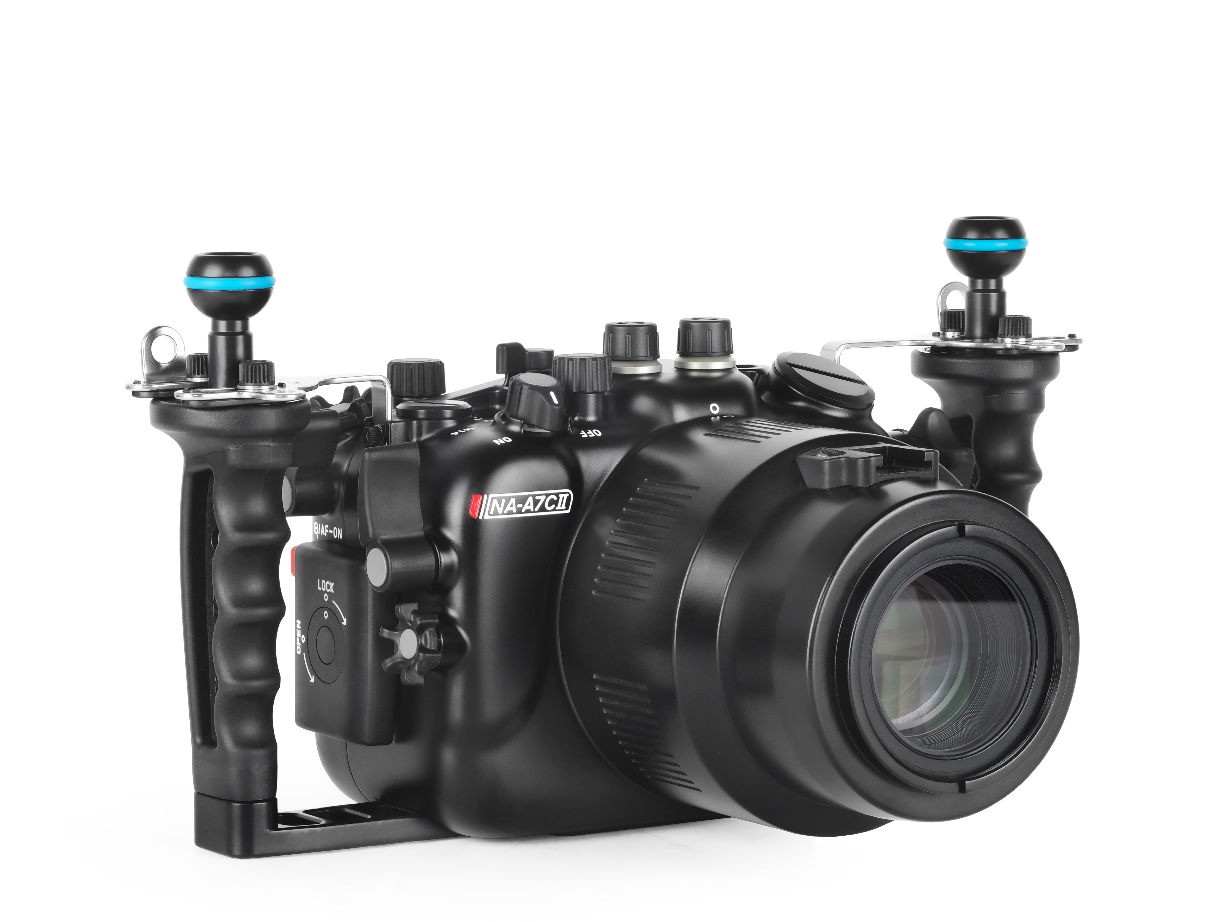 Waterproof Underwater Housing Case for Sony A7CII & A7C R Camera - Scuba Diving, Snorkeling & Marine Photography Protection