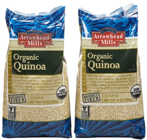 Organic Gluten Free Quinoa by Arrowhead Mills - Pack of 2 | Non-GMO, High Protein Superfood for Salads, Bowls & Healthy Meals | Perfect for Vegan, Paleo & Keto Diets