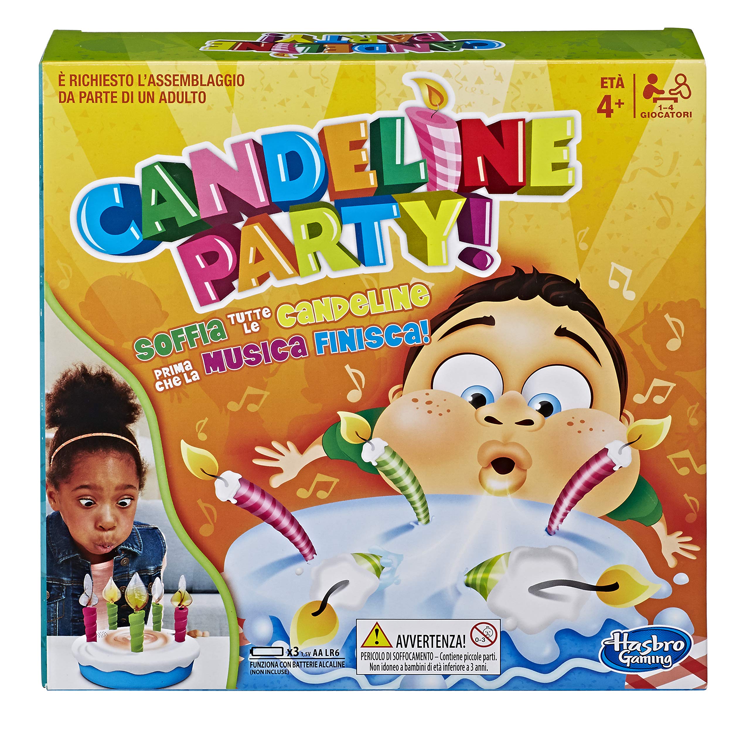 Hasbro Gaming E0887103 Party Candles - Fun Decorative Birthday Cake Candles for Kids & Adults - Perfect for Birthday Parties, Celebrations & Special Occasions