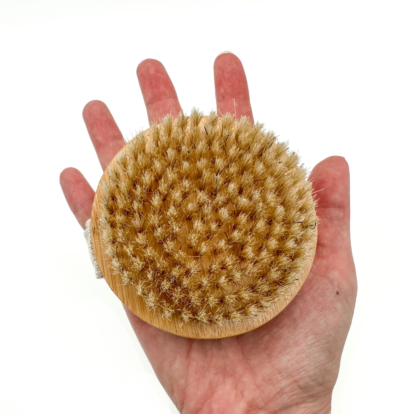 Premium Bamboo Body Brush for Dry Brushing & Exfoliation – Natural Wooden Massage Brush for Skin Care, Lymphatic Drainage & Cellulite Reduction – Perfect for Spa, Shower & Home Use