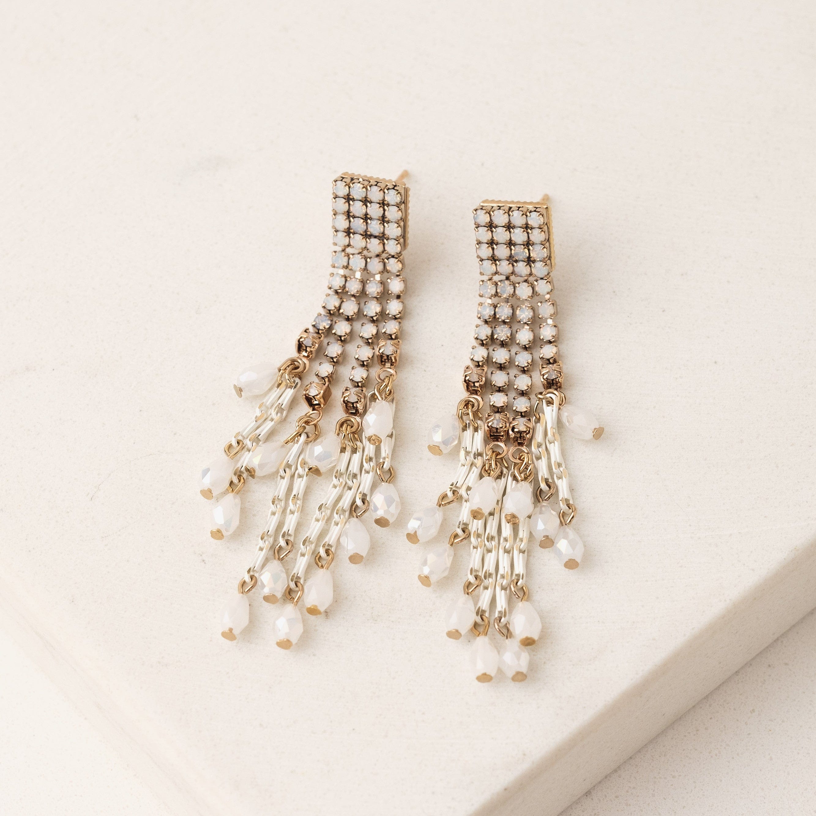 Carraway Drop Earrings for Women - Elegant Dangle Earrings with CZ Stones, Perfect for Parties, Weddings & Everyday Wear