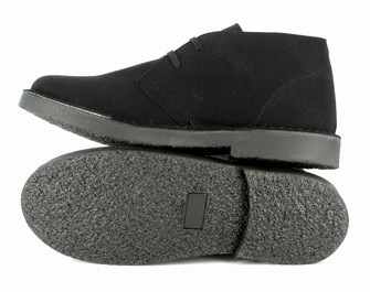 Vegan Leather Bush Boots for Men & Women - Black Waterproof Hiking Boots for Outdoor Adventures & Casual Wear