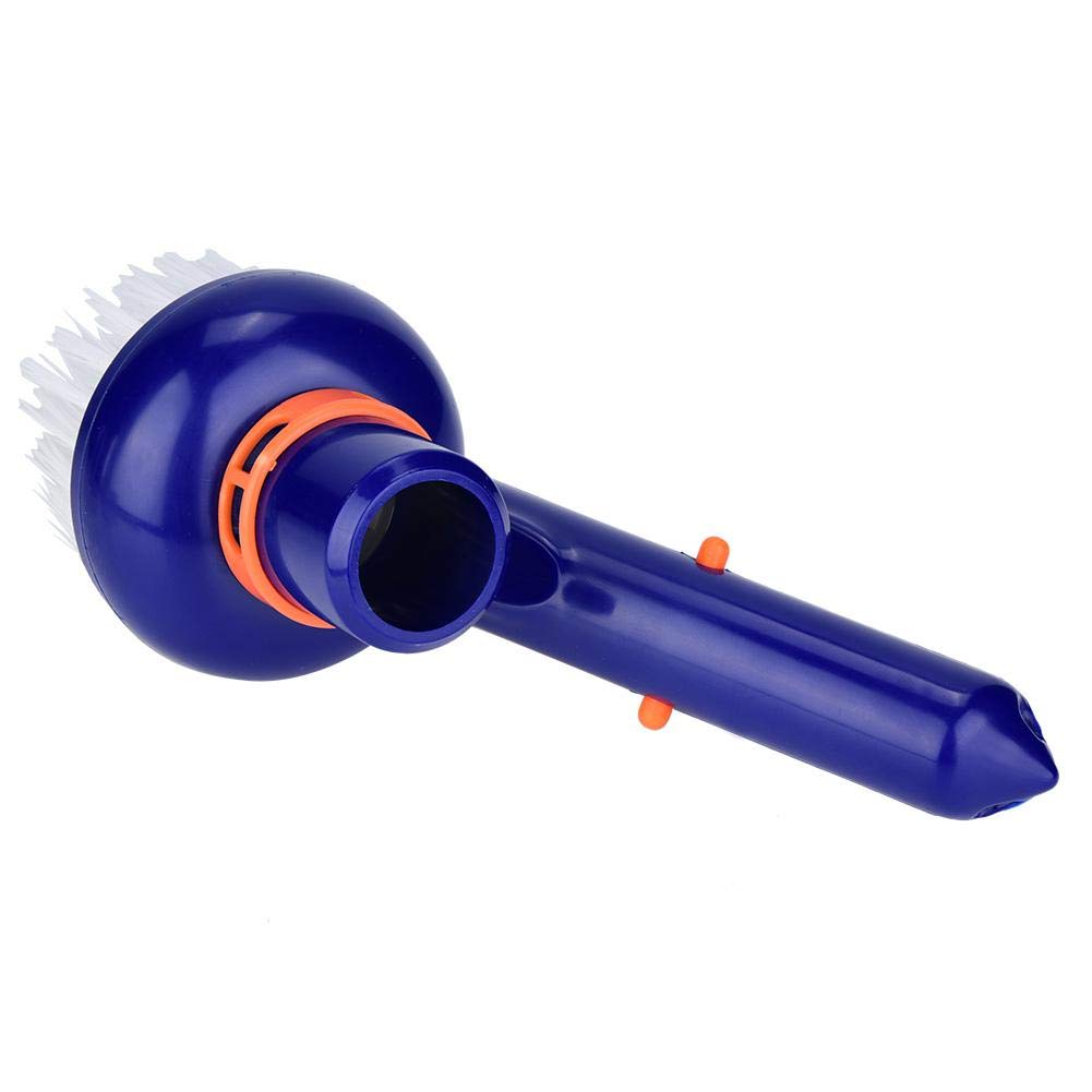Adjustable Pool Vacuum Brush with Step & Corner Design - Fits 1-1/2