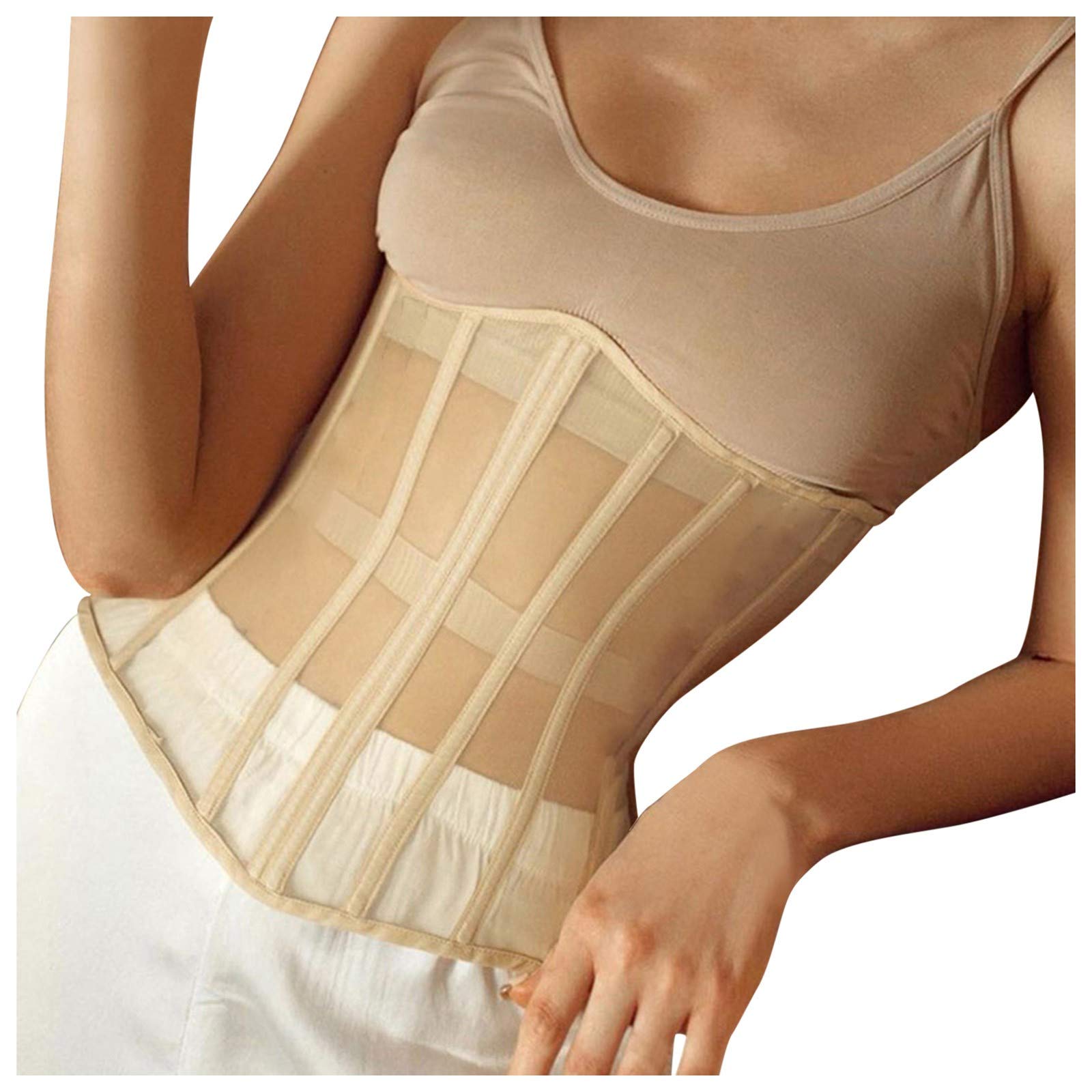 Women's Sexy Breathable Abdominal Shaper Belt - Slimming Shapewear for Tummy Control & Waist Cincher - Perfect Under Blouses, Dresses & Tops for Everyday Wear or Special Occasions