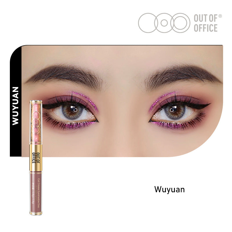 OUT OF OFFICE Dual Ended Liquid Eyeshadow - Long Lasting Waterproof Makeup for Day & Night Looks - Perfect for Parties, Weddings & Everyday Wear