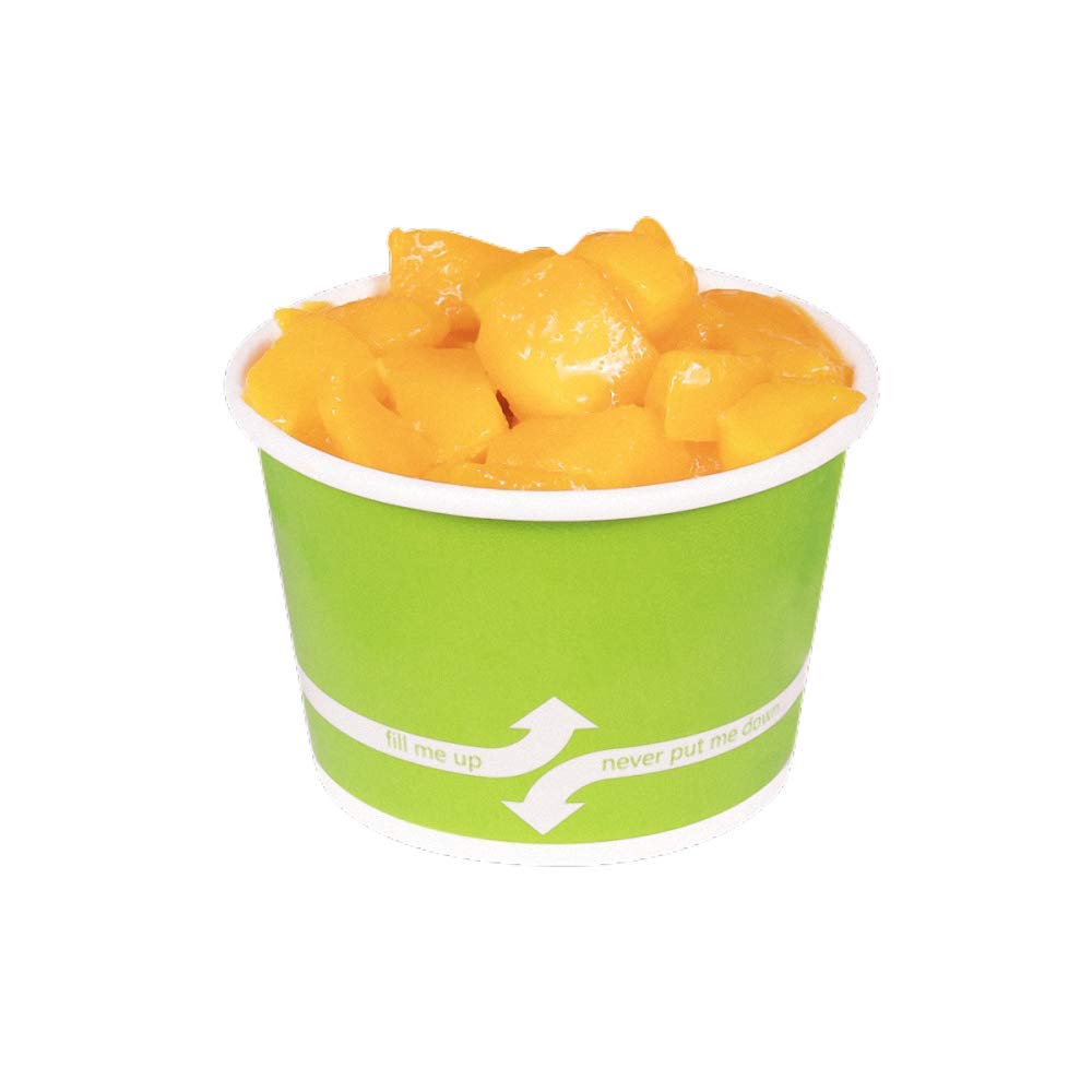 8oz (1000 ct) Eco-Friendly Paper Ice Cream Cups & Soup Bowls - Hot/Cold Food Containers for Ice Cream, Gelato, Yogurt, Soup & Snacks - Perfect for Parties, Catering & Restaurants - Green