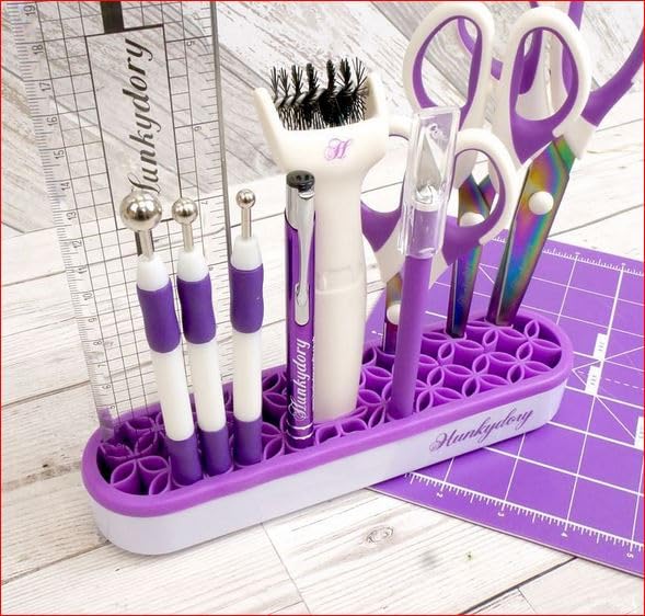Premium Desktop Tool Organizer for DIY & Crafting - Wooden Desk Organizer with Multiple Compartments - Perfect for Office, Workshop & Home Organization