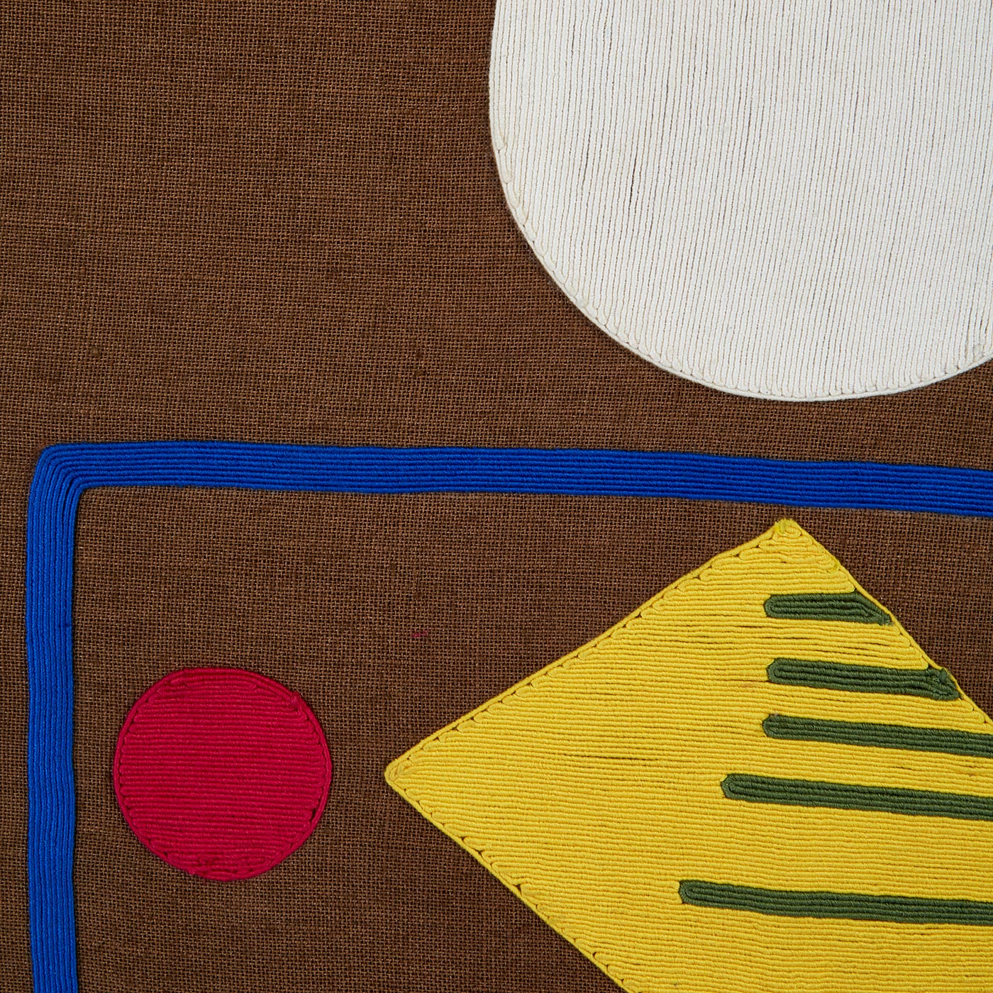 Monterey Shapes Corded Art - Handmade Wall Decor for Home & Office - Perfect for Living Room, Bedroom, and Workspace Aesthetics
