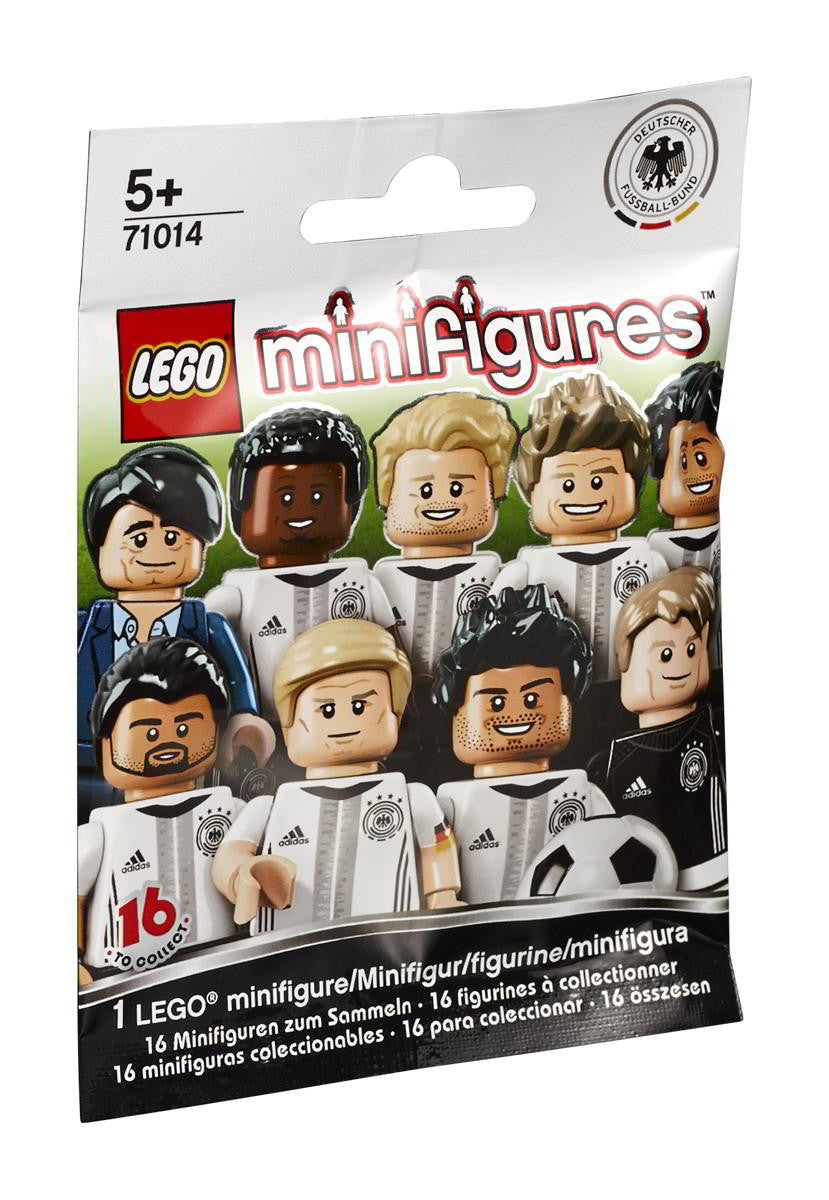 Official LEGO DFB German Football Team Minifigure Display Frame - Collectible Soccer Player Showcase for Home, Office & Fan Room Decor