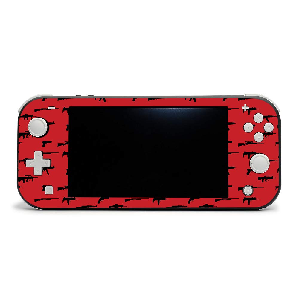 MightySkins Vinyl Decal Wrap Cover for Nintendo Switch Lite - Guns Design | Protective & Durable Skin | Easy to Apply & Remove | Made in USA | Perfect for Gaming, Travel & Personalization