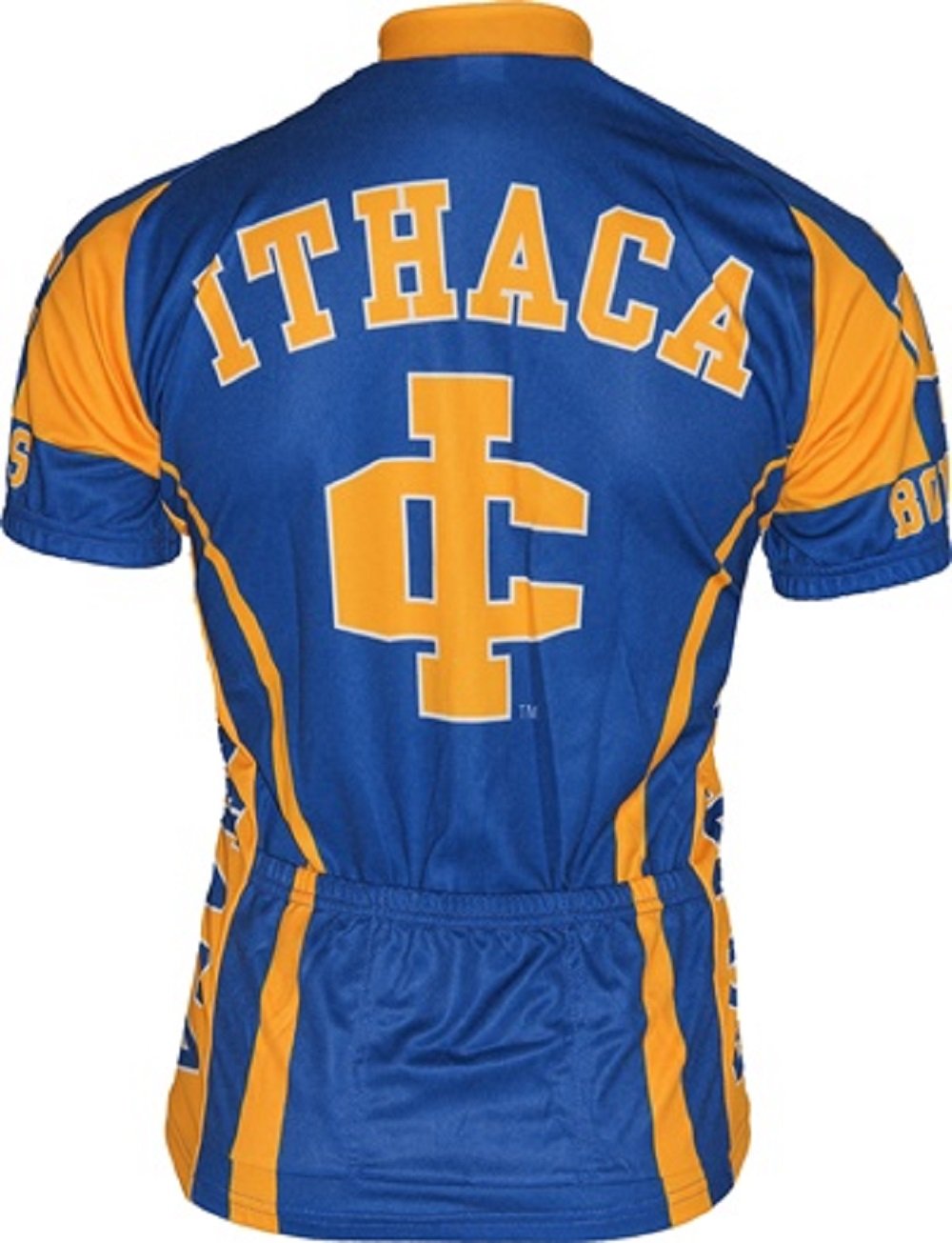 NCAA Men's Ithaca Cycling Jersey - Breathable Performance Bike Shirt for Road & Mountain Biking - Perfect for Cycling Enthusiasts & Sports Fans