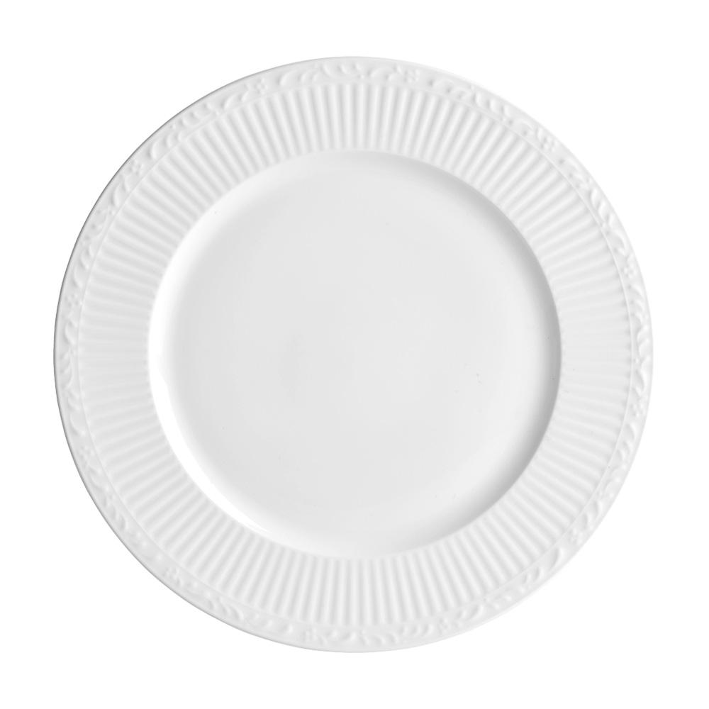 Premium White Bone China Dinner Plates - Elegant Fine Porcelain Tableware for Formal Dining, Restaurants & Special Occasions