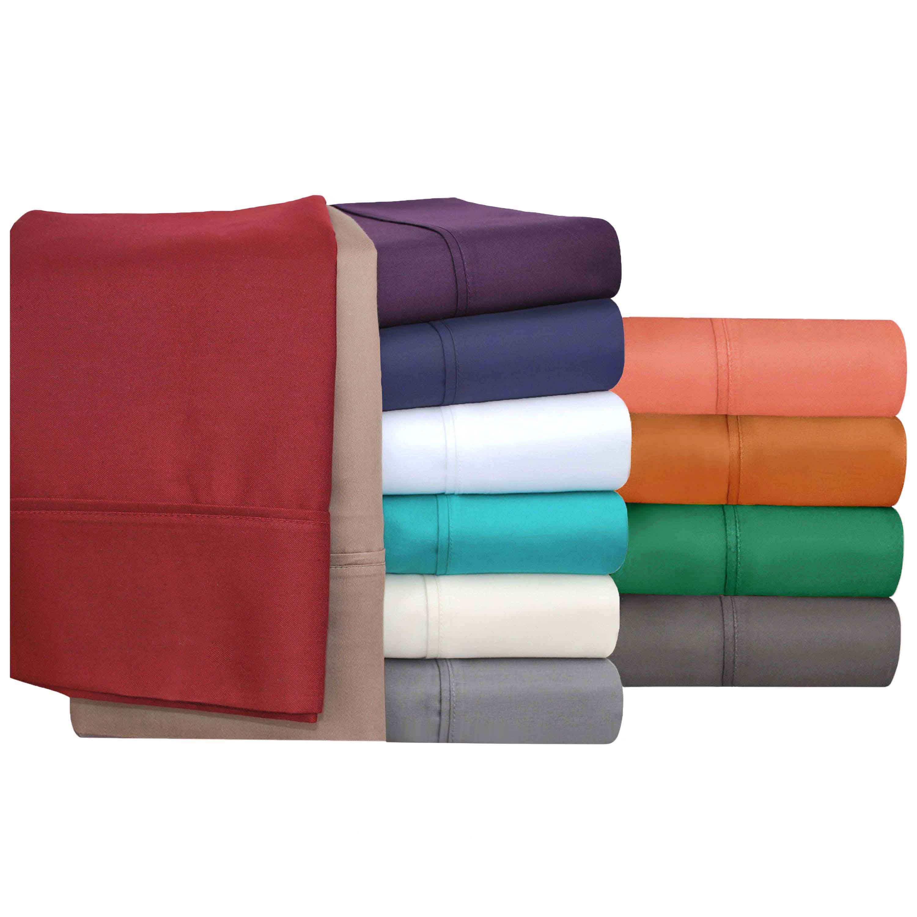 800 Thread Count Cotton Blend Deep Pocket Sheet Set - Ultra Soft & Breathable Bed Sheets for Queen & King Size Beds - Perfect for Luxury Hotels & Home Bedroom Decor