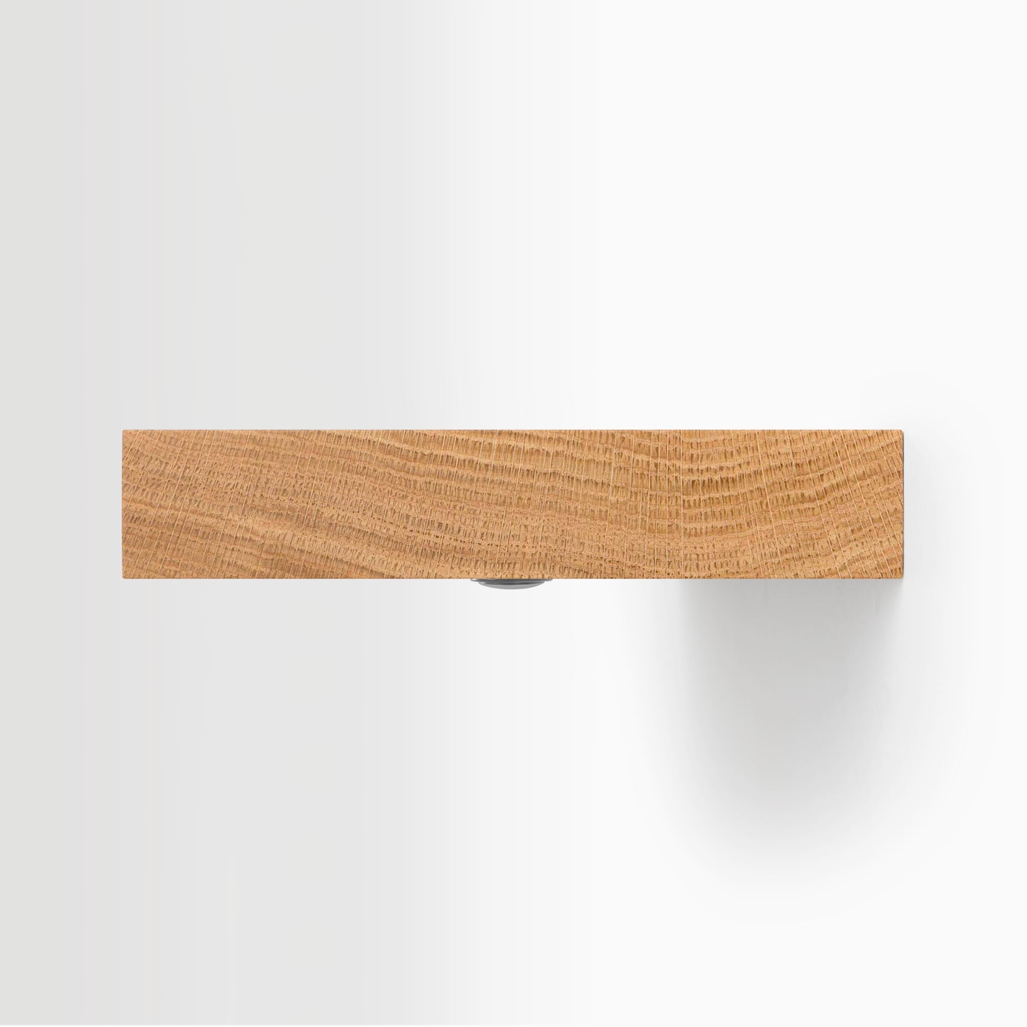 Aksel LED White Oak Floating Shelf - Modern Wall Mounted Storage for Living Room, Bedroom & Kitchen Decor