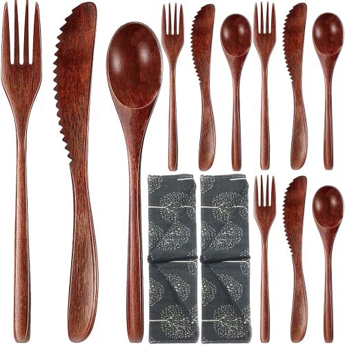 4 Sets of Knives, Spoons and Forks