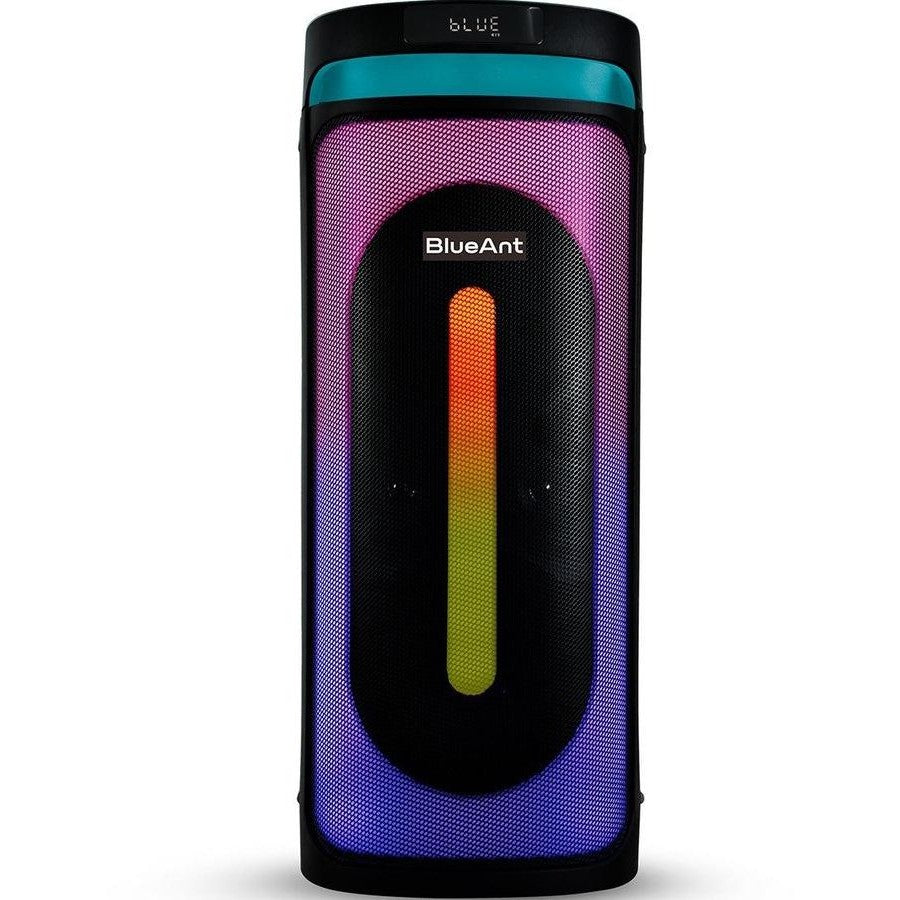 BlueAnt X6 Portable Bluetooth Party Speaker with LED Lights - Perfect for Outdoor Gatherings, Beach Parties & Home Entertainment