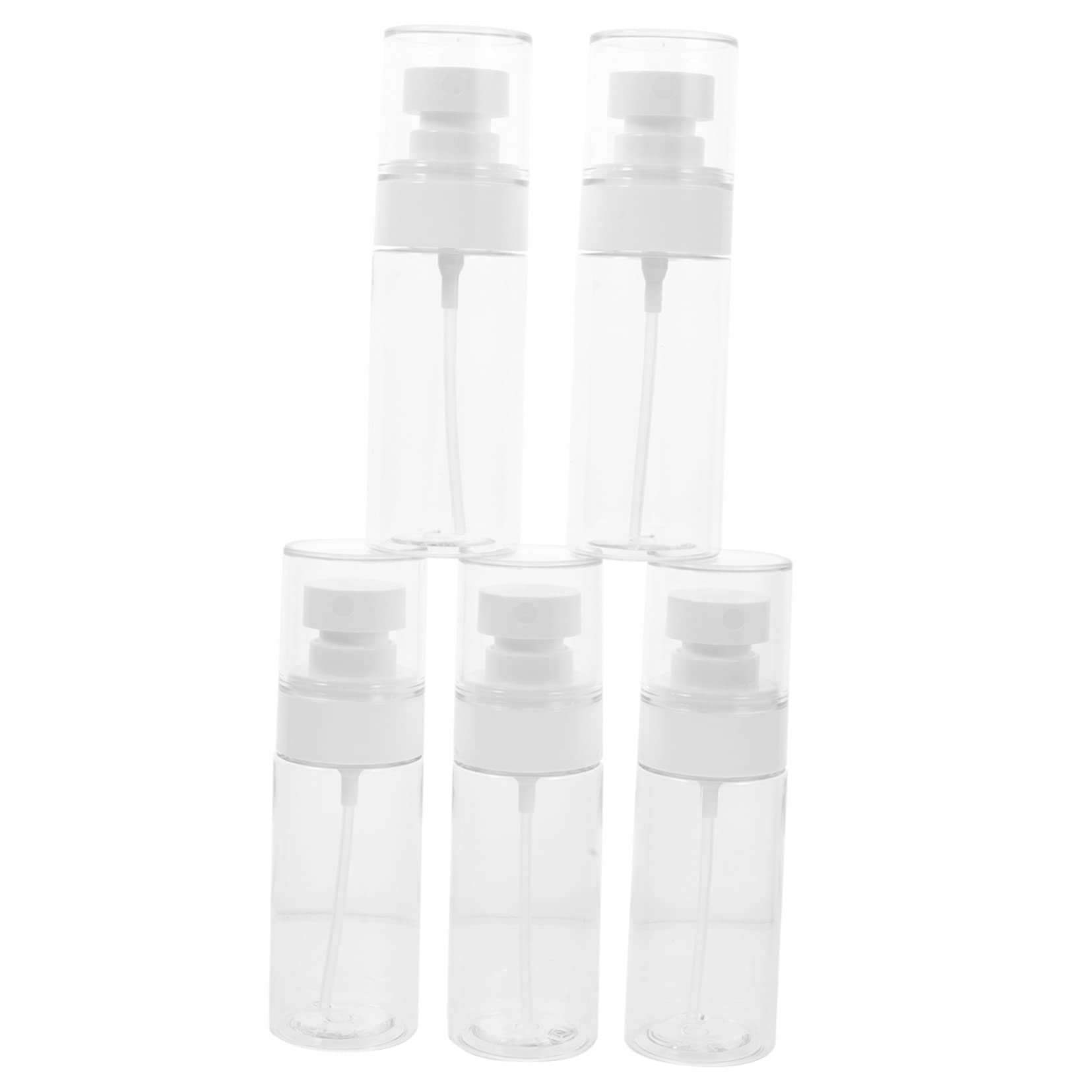 15 Pcs Minkissy Nano Mist Spray Bottles – Clear Airless Pump Jars for Makeup, Hair Gel & Travel (Ideal for Cosmetics, Skincare & Toiletries)