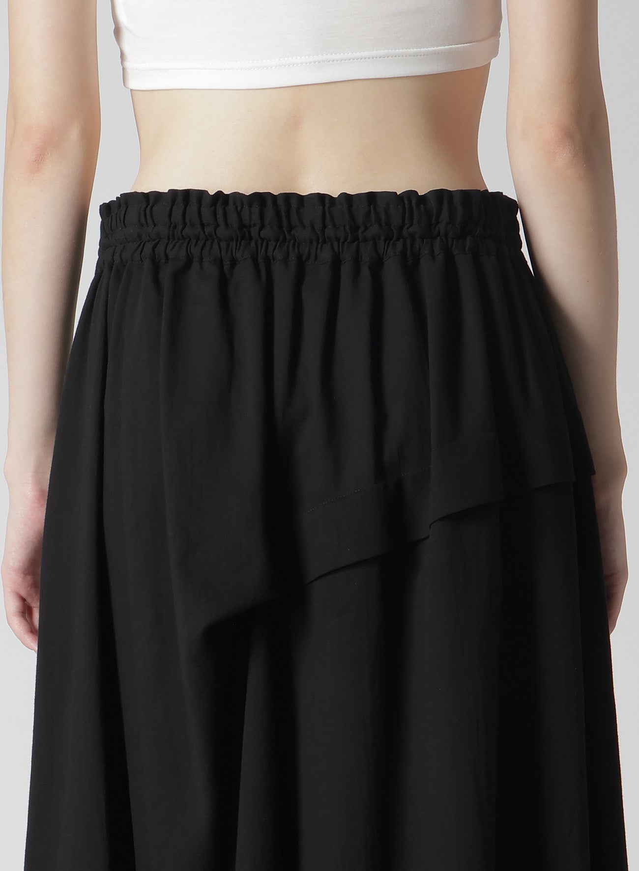 Cotton Boyle Viyella Asymmetrical Tucked Skirt - Women's Fashion Skirt for Casual Wear, Office & Date Night