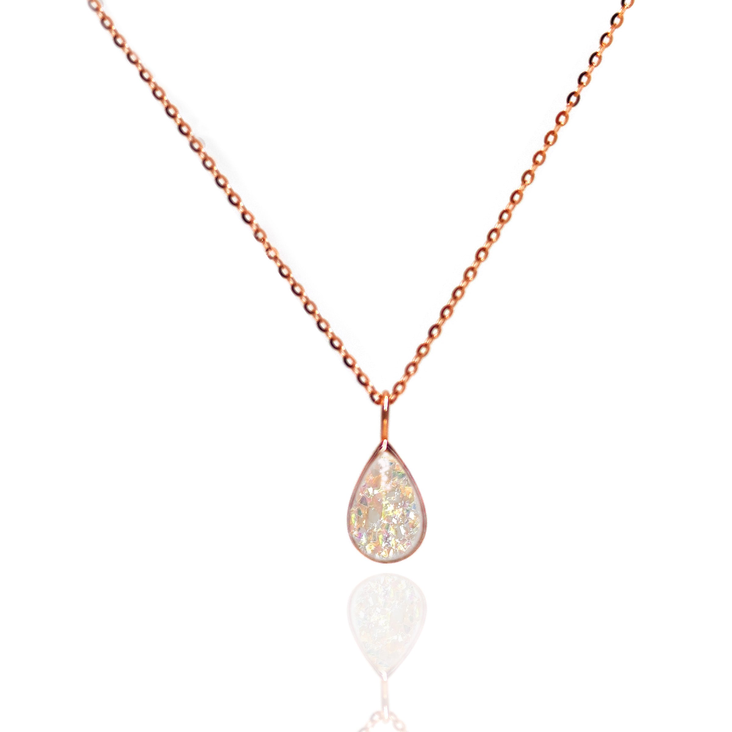 Whispering Flames Ashes Necklace - Elegant Memorial Jewelry for Loved Ones - Perfect for Remembrance, Sympathy Gifts & Special Occasions