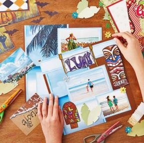 Winter Wonderland Non-Photo-Mat Scrapbook Set - 5 Double Page Layouts for Memory Keeping, Holiday Crafts & DIY Gift Making | Perfect for Christmas Albums, Winter Scrapbooking Projects & Seasonal Decorations