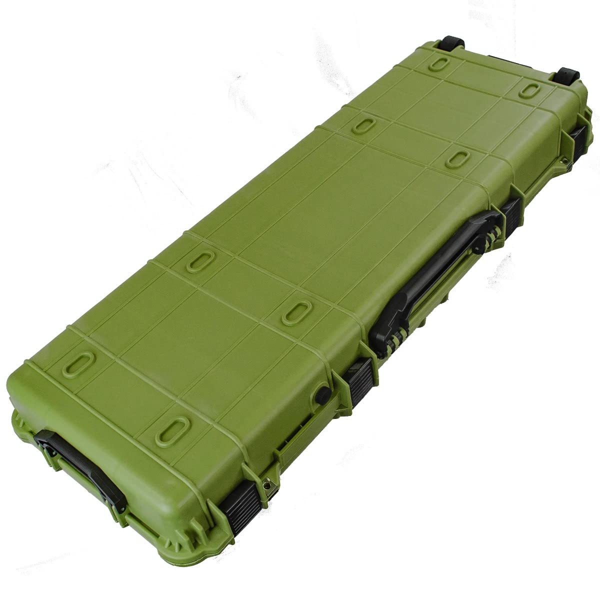 Eylar USA Flag Roller Rifle Hard Case with Foam - Waterproof & Crushproof Gun Case for 2 Rifles (TSA Approved) - Perfect for Air Travel, Hunting & Firearm Storage