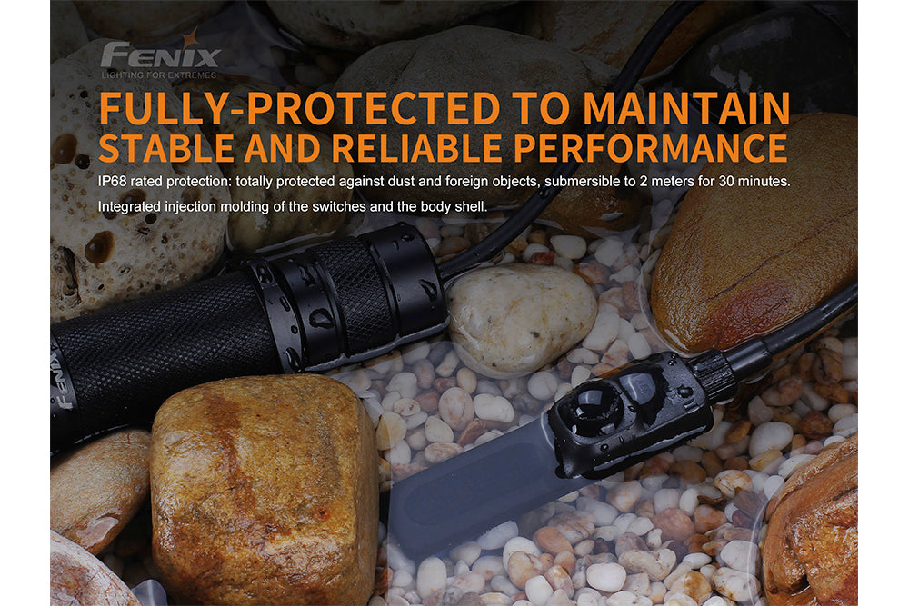 Fenix AER 02 V2 Tactical Remote Pressure Switch for Flashlights | Waterproof & Durable | Perfect for Hunting, Camping & Tactical Operations