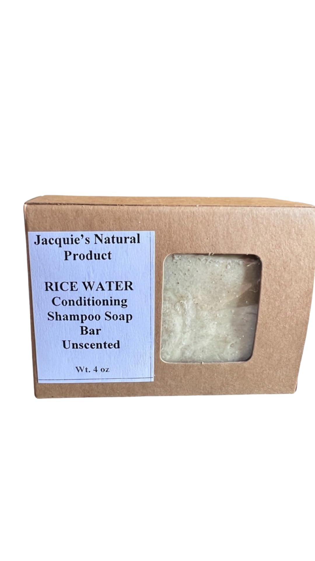 Rice Water Shampoo Bar for Hair & Body - Natural Protein Treatment to Strengthen Damaged Hair | Eco-Friendly Conditioning Soap | Perfect for Dry, Brittle Hair & Sensitive Skin Care