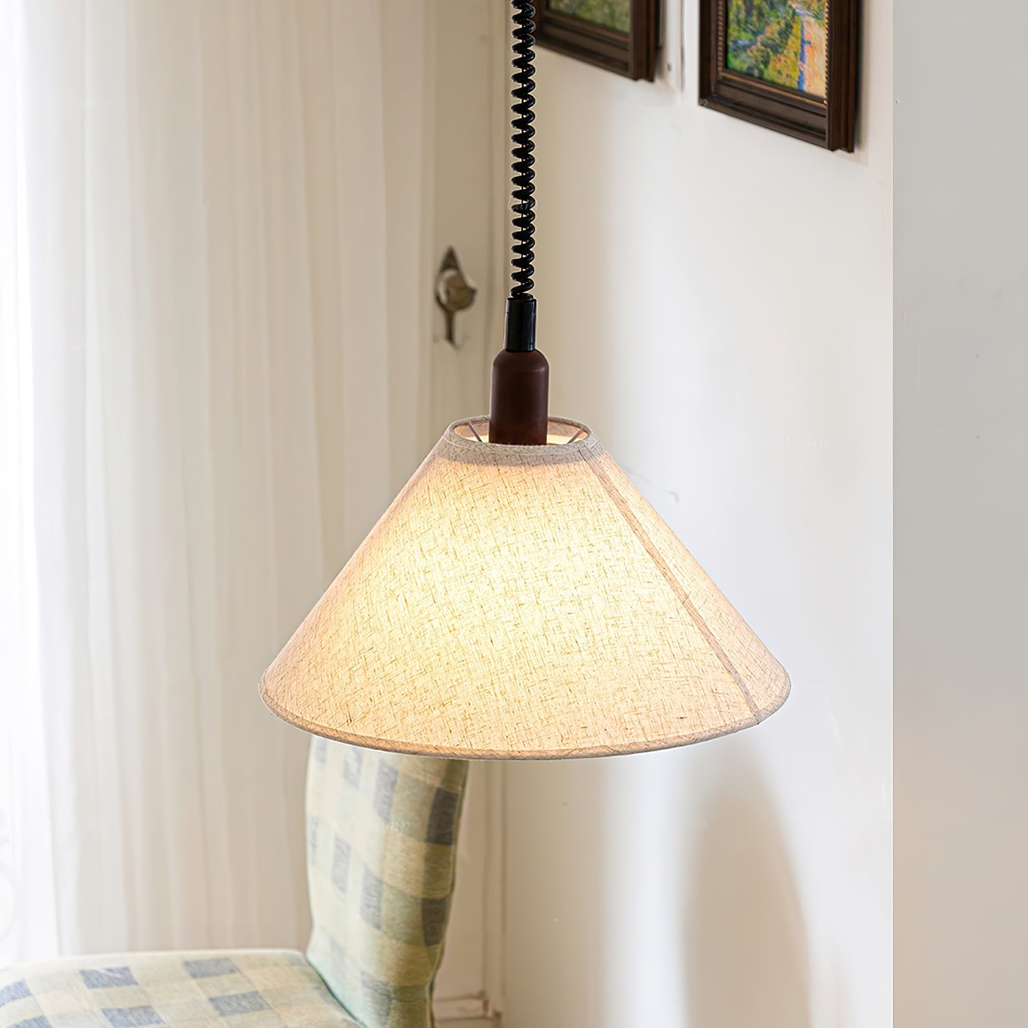 Modern Looped Pendant Lamp - Stylish Hanging Light Fixture for Dining Room, Kitchen Island & Bedroom Decor