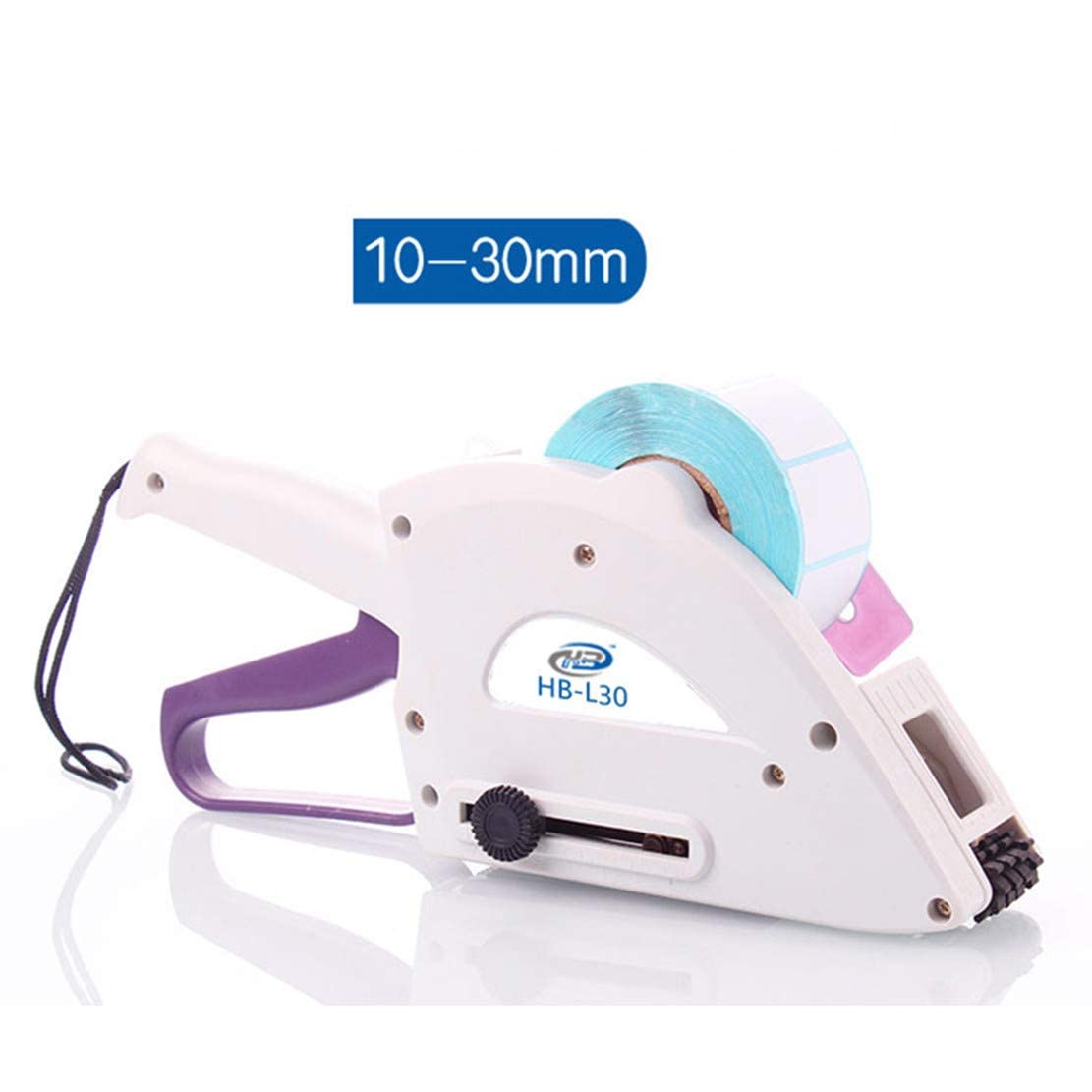 Handheld Manual Label Applicator - 10-30mm Barcode Sticker Labeling Machine for Retail, Shipping & Inventory | Perfect for Small Businesses & Home Organization