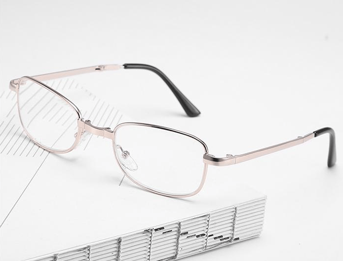 Portable Metal Ultralight Foldable Reading Glasses - Lightweight & Durable Eyewear for Reading, Travel, and Outdoor Activities