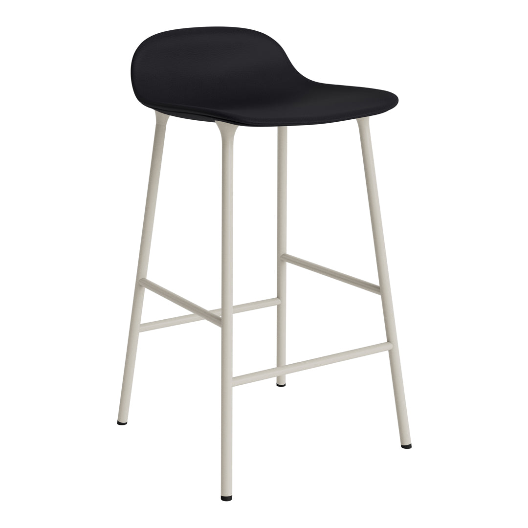 Modern Form Counter Stool with Sturdy Metal Legs & Comfortable Upholstered Seat - Perfect for Kitchen Islands, Breakfast Bars & Home Decor