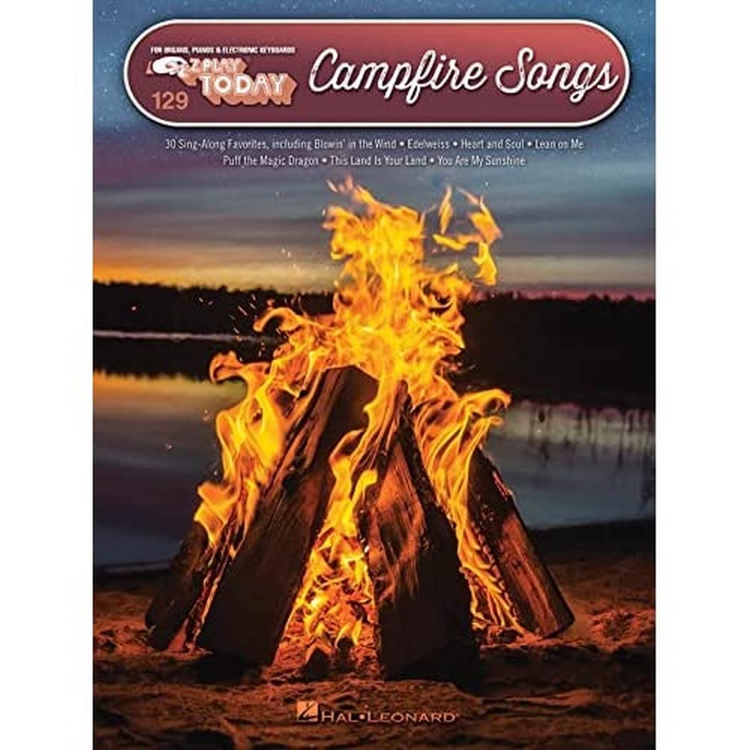 Campfire Songs: E-Z Play Today #129 - Easy Guitar & Piano Songbook for Beginners | Perfect for Camping Trips & Family Gatherings