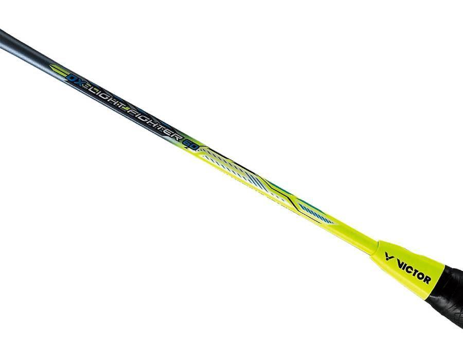 VICTOR Drive X Light Fighter 60 Pre-Strung Badminton Racket - Ultra Lightweight Carbon Fiber Shuttlecock Racket for Beginners & Professionals | Perfect for Indoor/Outdoor Games, Training & Competitive Play