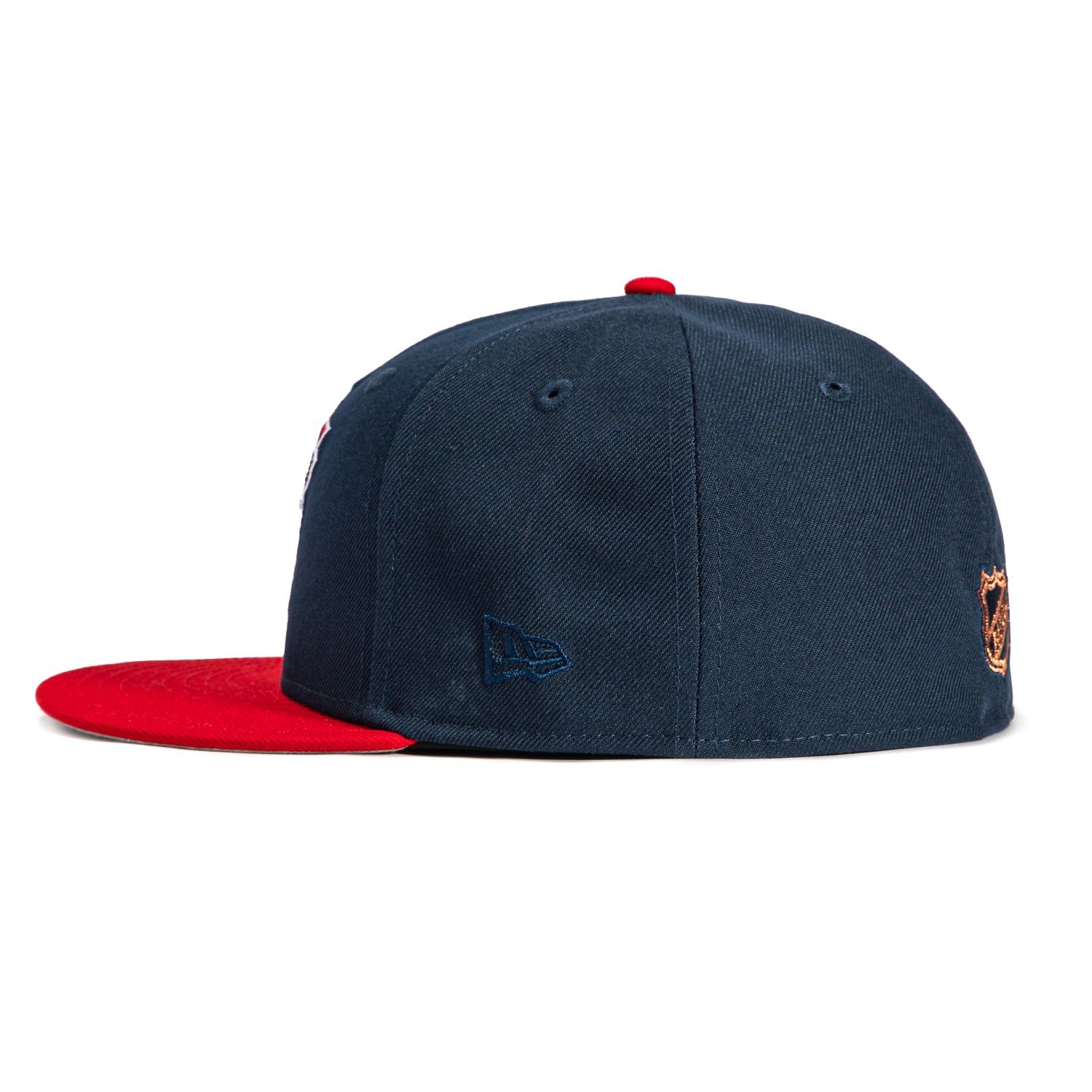 New Era 59Fifty Edmonton Oilers 1995 Alternate Snapback Hat - Navy & Red - Official NHL Licensed Baseball Cap for Men, Sports Fans & Casual Wear