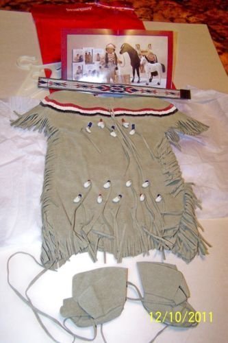 American Girl Kaya's Adorned Deerskin Outfit - Authentic Native American Doll Clothes | Perfect for Collectors, Historical Reenactments & Display