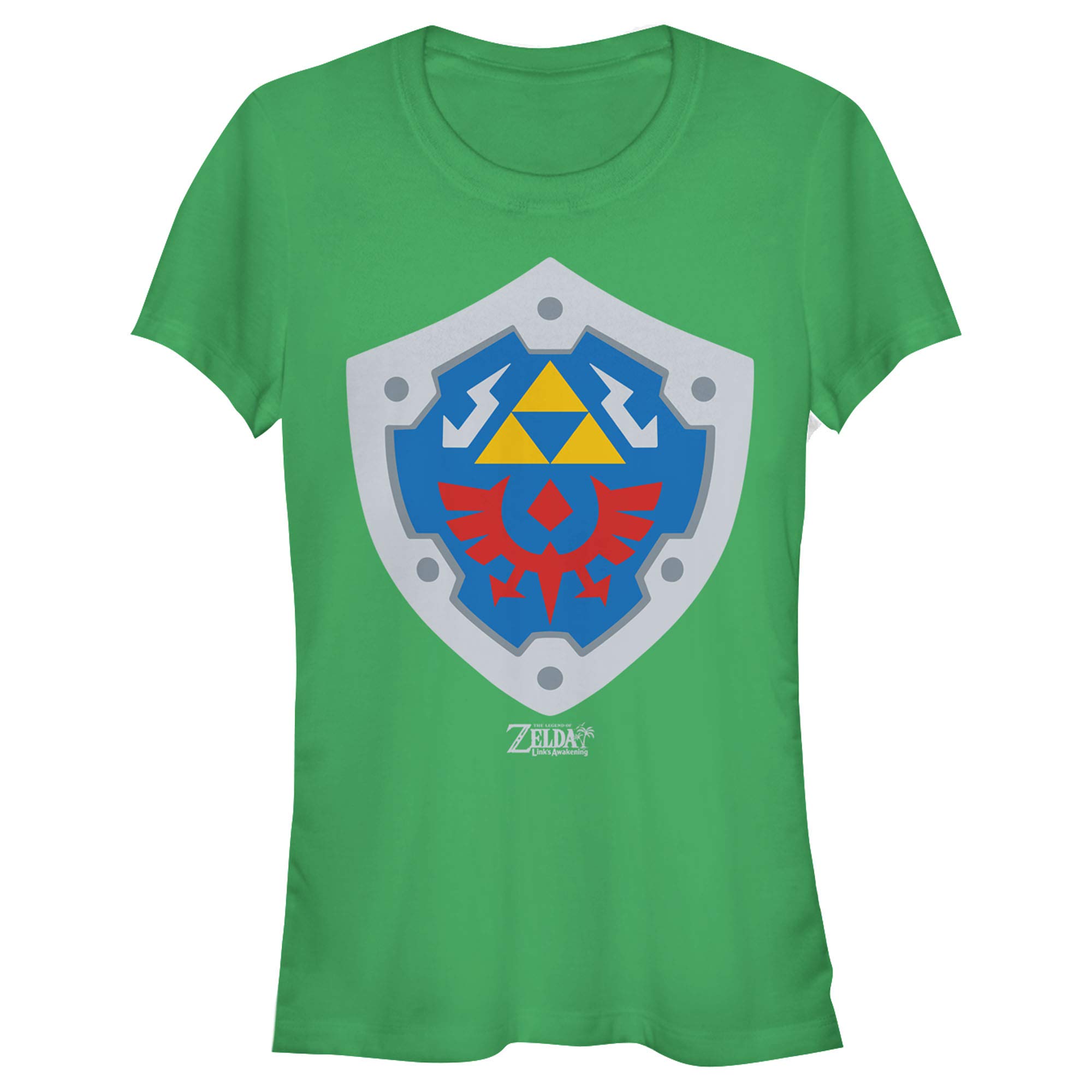 Nintendo Legend of Zelda Link's Awakening Hylian Shield T-Shirt for Kids - Official Licensed Video Game Merchandise - Perfect for Cosplay, Gaming Events & Zelda Fans