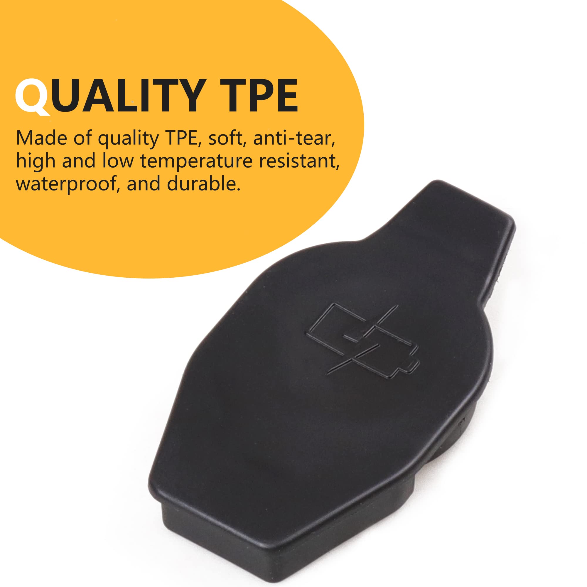 Rivian R1T R1S Charger Cover - Waterproof Dust Plug for 2022-2025 Models | TPE Charging Port Protector | Exterior Accessories (1 Pack, Black) | Perfect for Off-Road & Outdoor Adventures