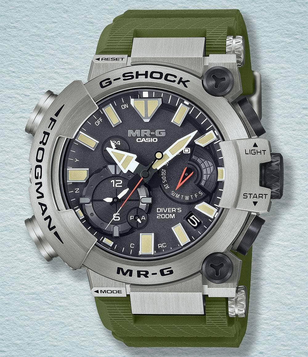 MRG BF1000RG 3A Frogman Diving Watch - Professional Waterproof Military Tactical Watch for Men - Perfect for Scuba Diving, Snorkeling & Outdoor Adventures
