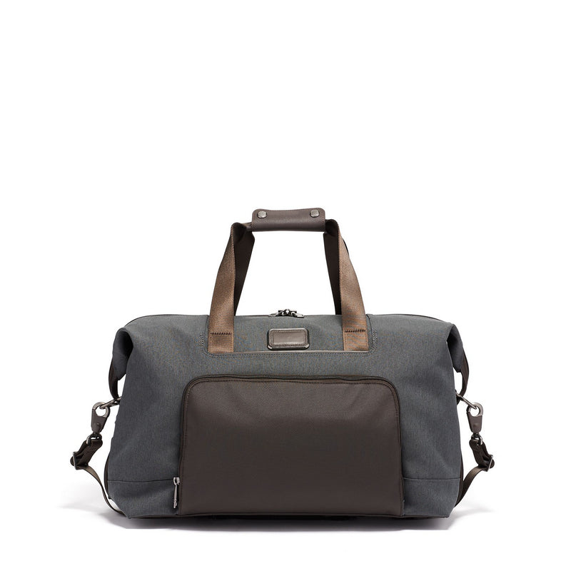 Alpha 3 Double Expansion Travel Satchel - Water-Resistant Carry-On Bag for Business & Leisure Travel - Anthracite Gray - Perfect for Airplane, Commute & Weekend Getaways