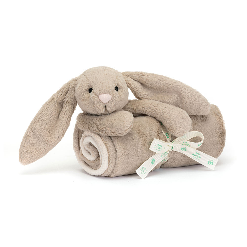 Soft Plush Bashful Bunny Blanket for Babies & Toddlers - Cozy Nursery Blanket for Cuddling, Swaddling & Sleep Time Comfort