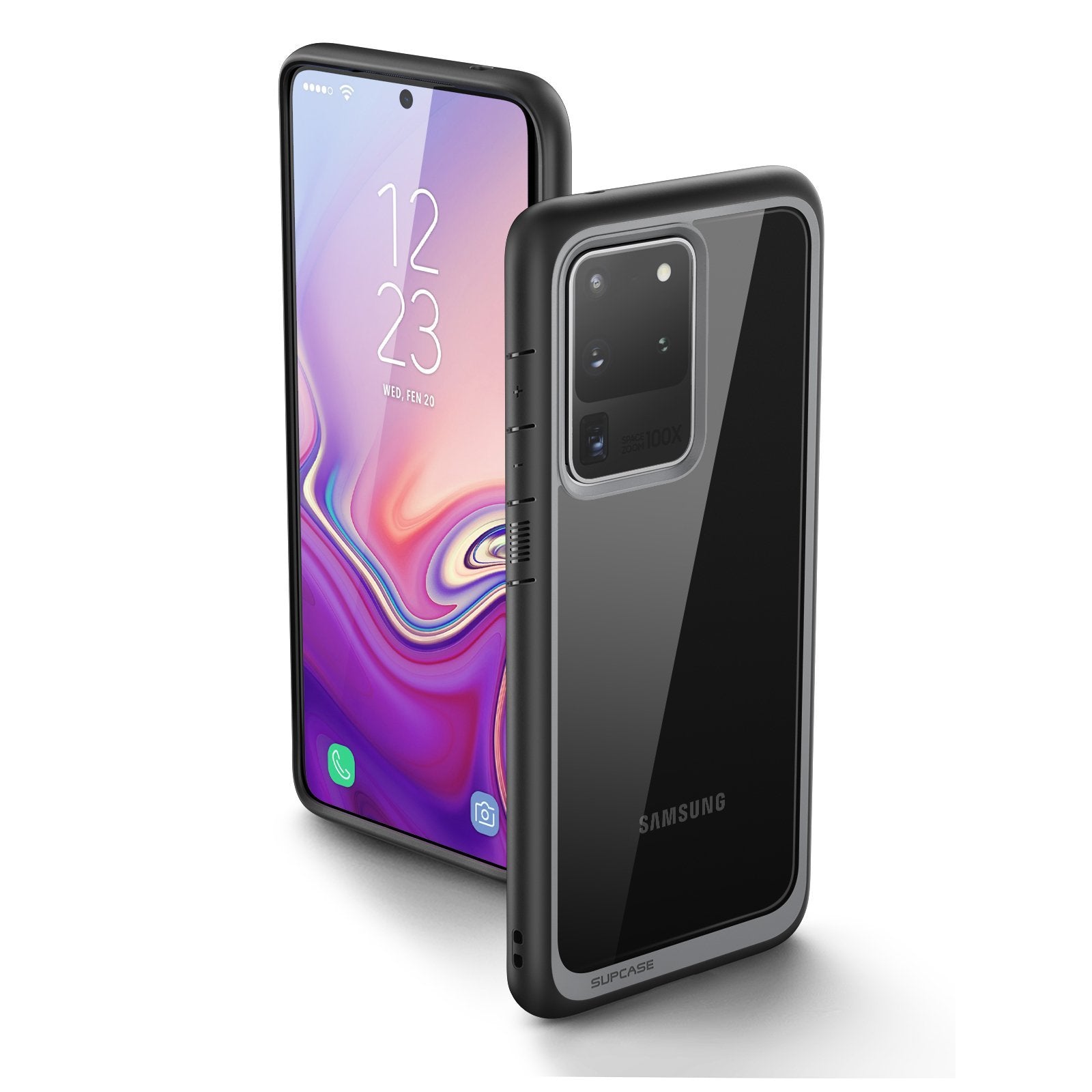 Samsung Galaxy S20 Ultra Case - Unicorn Beetle Style Slim Clear Protective Cover (Black) | Shockproof & Scratch Resistant for Everyday Use, Work & Travel