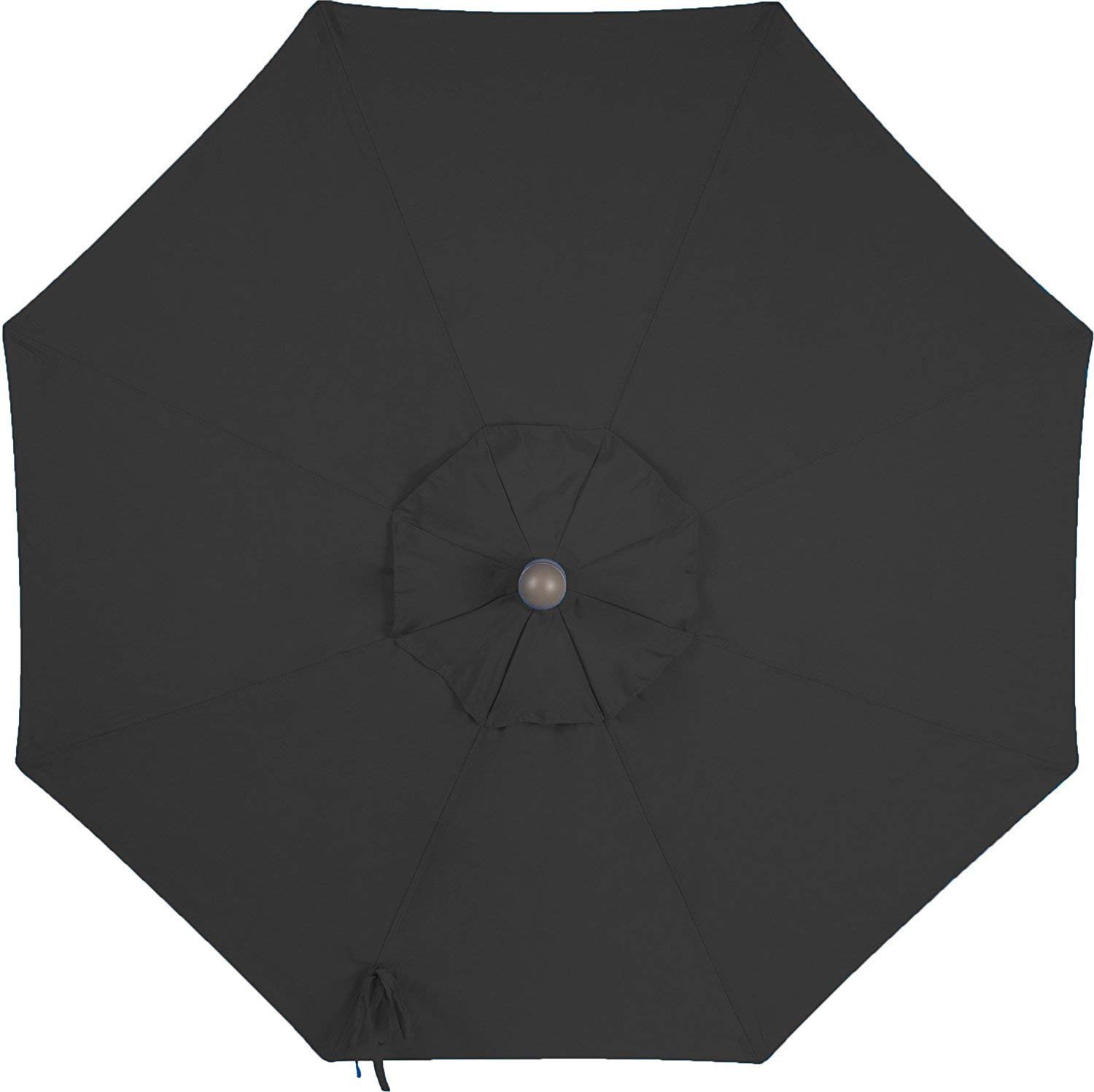 9ft Replacement Canopy for Patio Umbrella - UV Resistant & Vented - Outdoor Sun Protection for Garden & Poolside